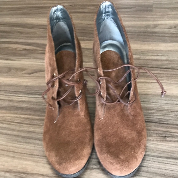 Kenneth Cole brown leather ankle boots sz 6.5 - Picture 2 of 8